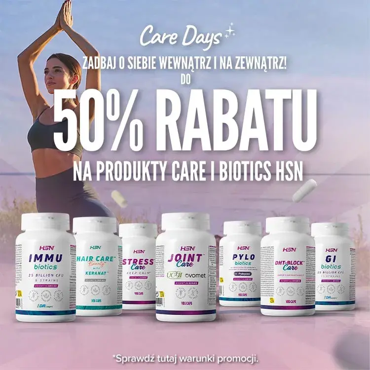 Do 50% Rabatu na Produkty Care i Biotics HSN