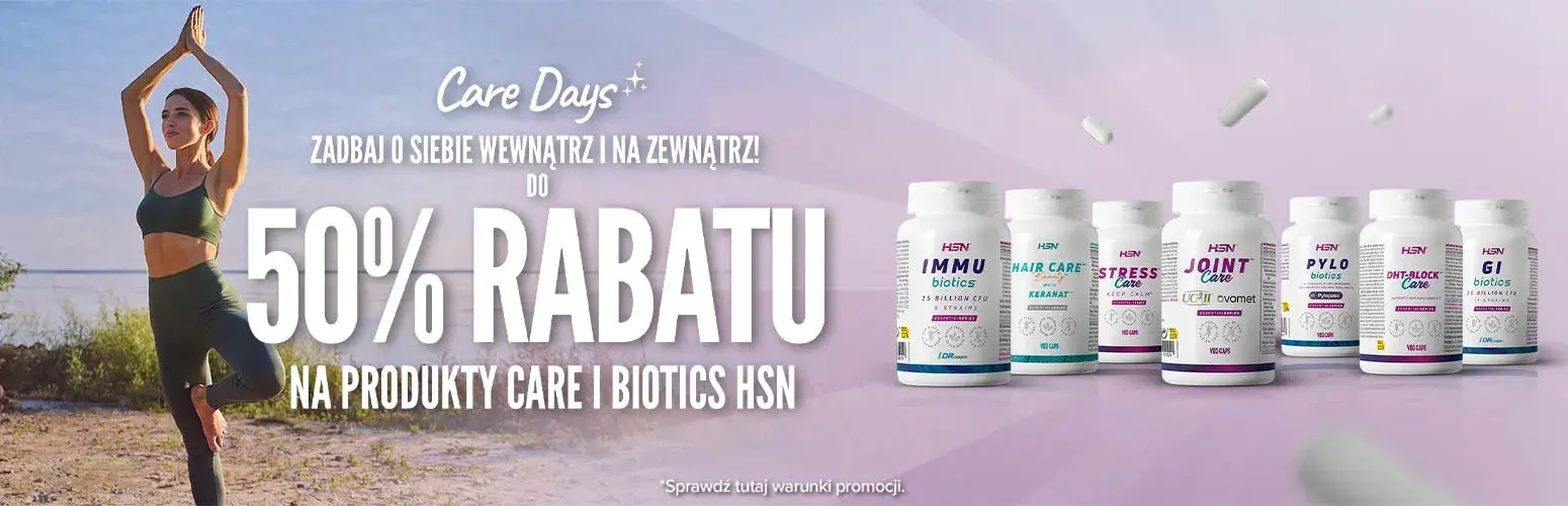 Do 50% Rabatu na Produkty Care i Biotics HSN