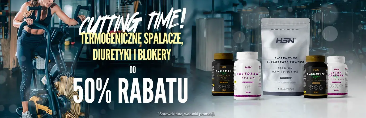 Do 50% Rabatu na Termogeniczne Spalacze, Diuretyki i Blokery