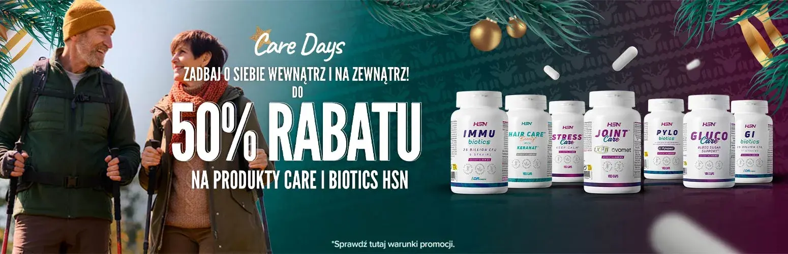 Do 50% Rabatu na Produkty Care i Biotics HSN