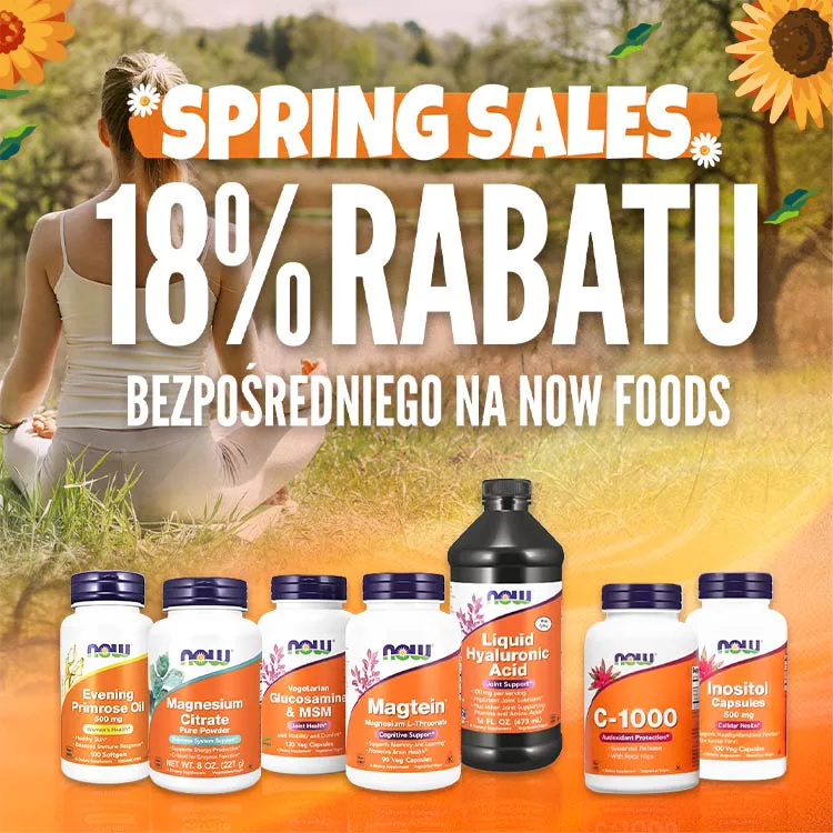 18% Rabatu na Now Foods