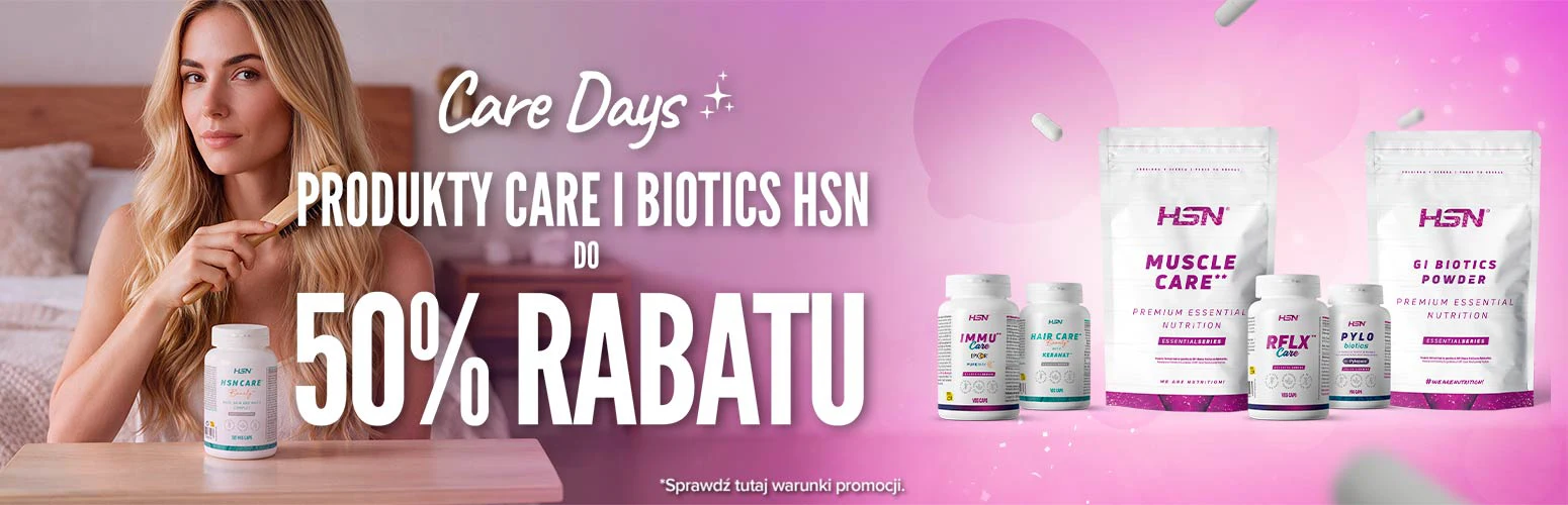 Do 50% Rabatu na Produkty Care i Biotics HSN