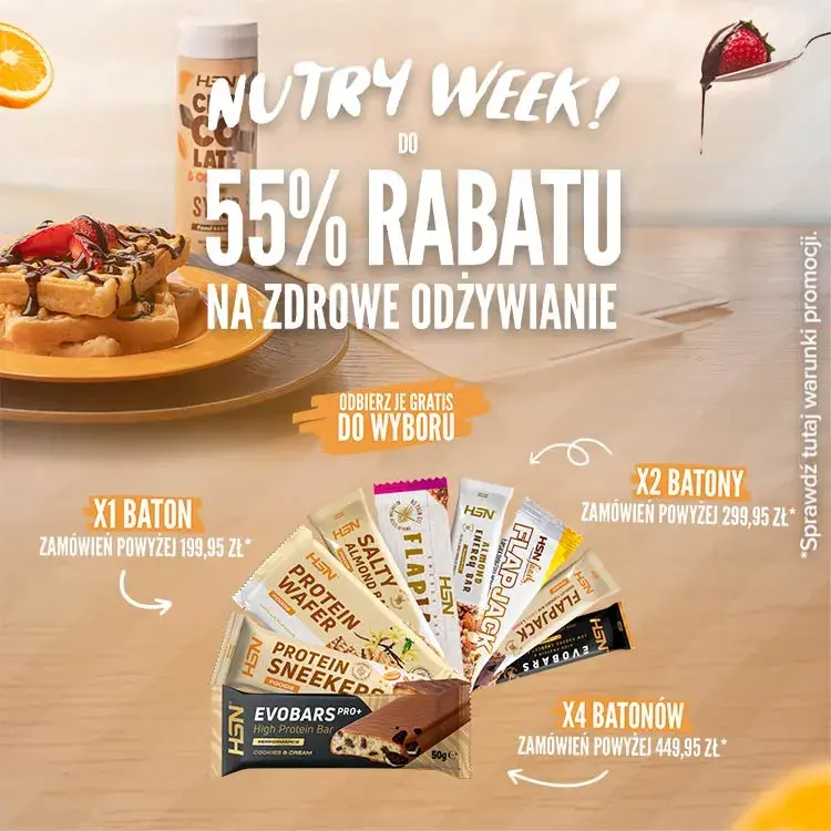 Do 55% Rabatu na Zdrowe Odżywianie