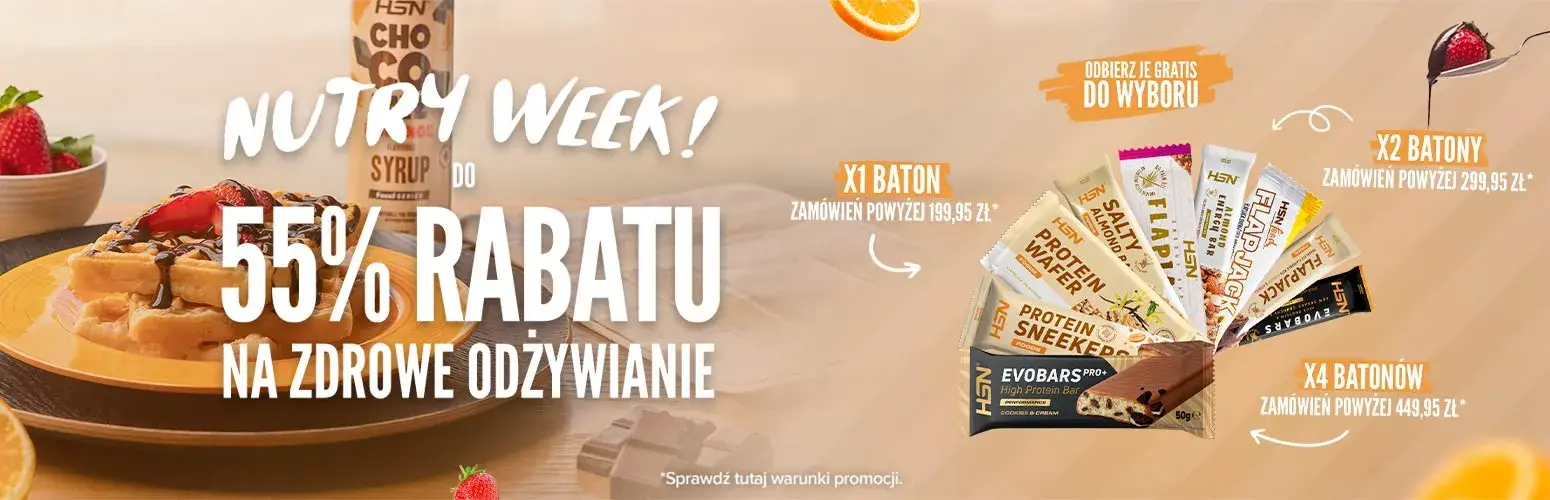 Do 55% Rabatu na Zdrowe Odżywianie