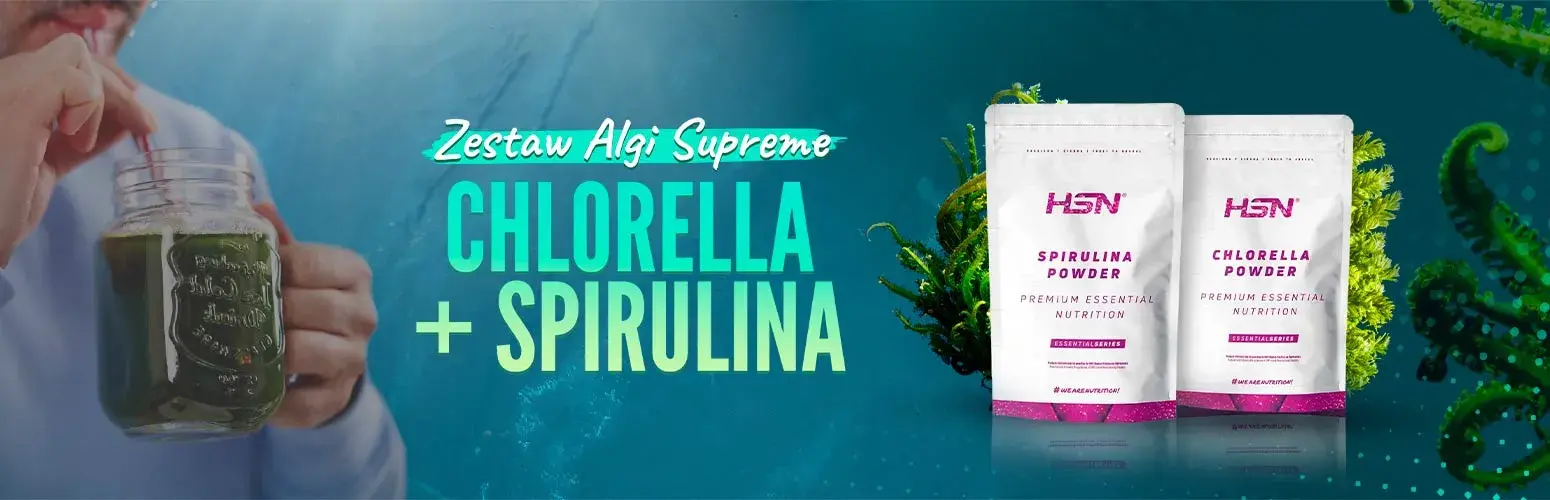 Zestaw Algi Supreme: Chlorella + Spirulina