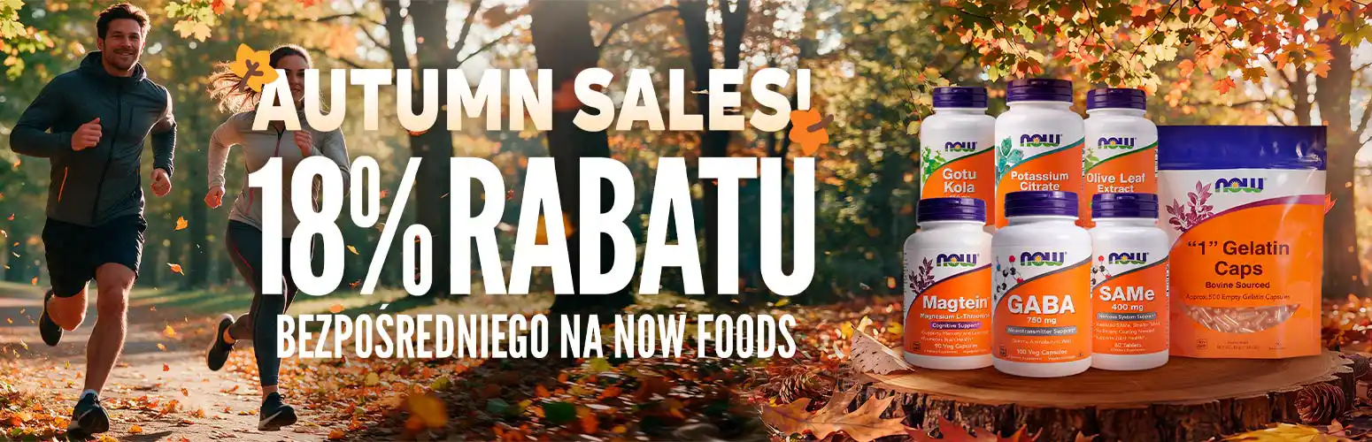 18% Rabatu na Now Foods