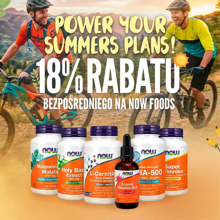 18% Rabatu na Now Foods