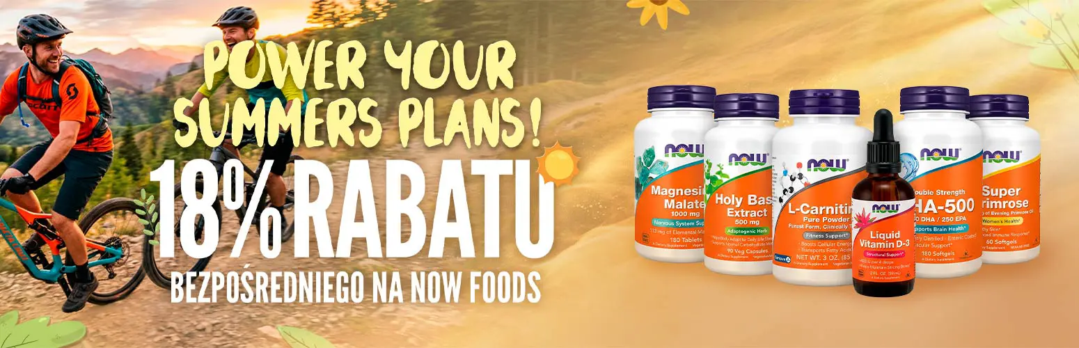 18% Rabatu na Now Foods