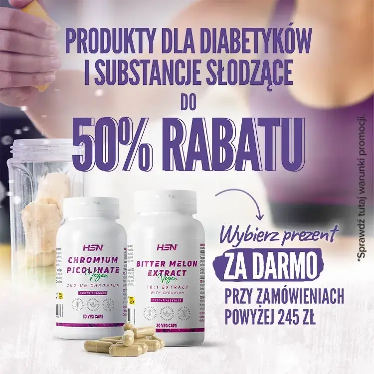 Do 50% Rabatu na Produkty dla Diabetyków i Substancje słodzące