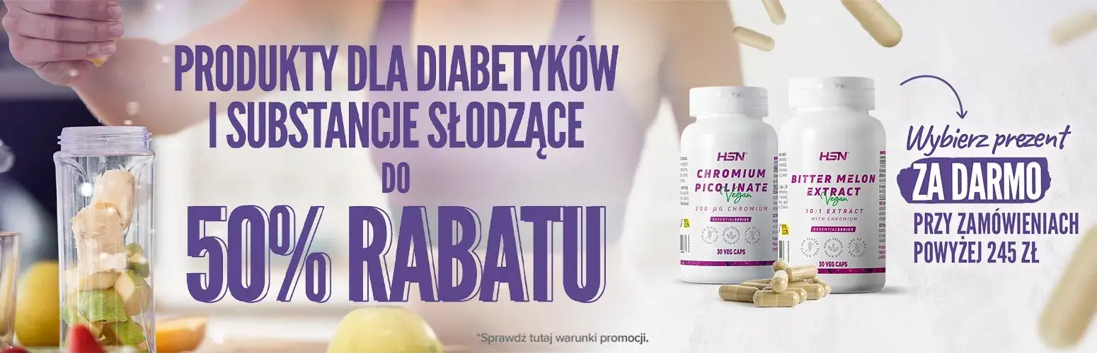 Do 50% Rabatu na Produkty dla Diabetyków i Substancje słodzące