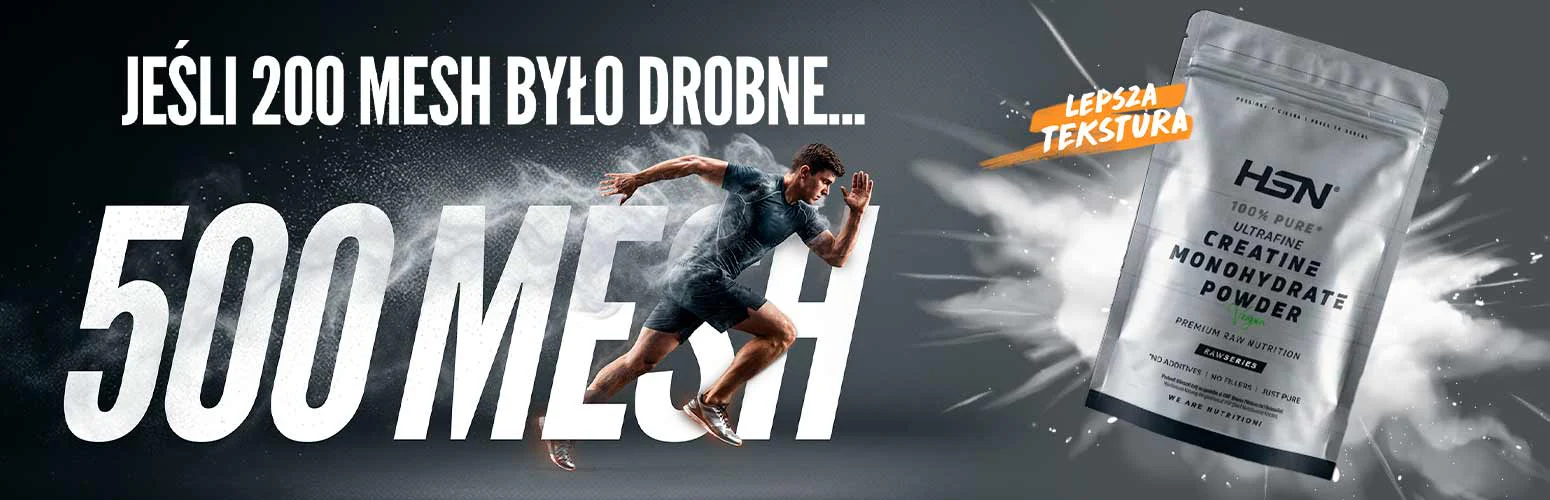 Ultradrobnoziarnisty Monohydrat Kreatyny w Proszku (500 mesh) HSN