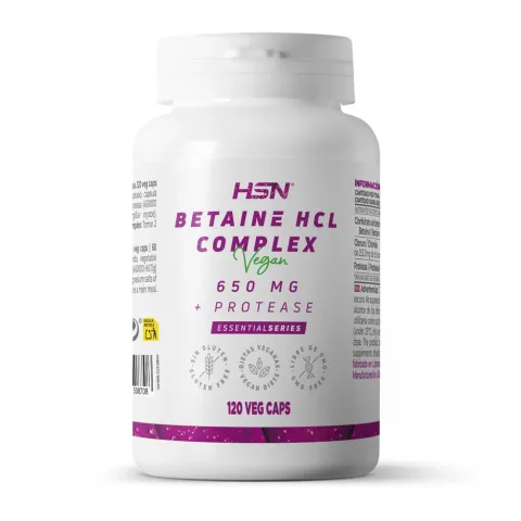 Betaina HCl 650 mg complex - 120 veg caps