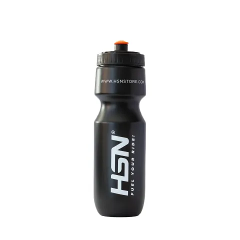 BIDON ROWEROWY HSN 700 ml 'FUEL YOUR RIDE' CZARNO-BIAŁY