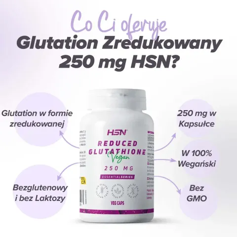 Glutation zredukowany 250 mg z witaminą C i selenem
