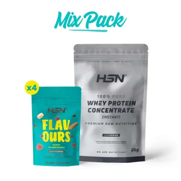100 % WHEY PROTEIN CONCENTRATE + DODATKI SMAKOWE - MIX ZESTAW
