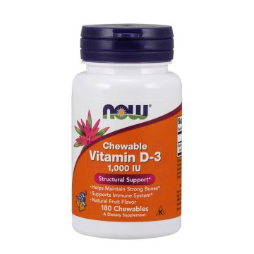 WITAMINA D-3 1000 IU - 180 tabs do żucia WITAMINA D-3 1000 IU - 180 tabs do żucia