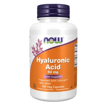 HYALURONIC ACID + MSM 50mg/450mg - 120 veg caps