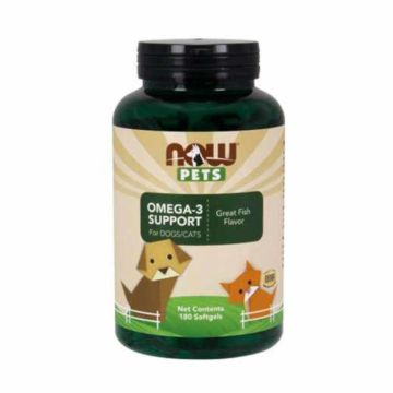 OMEGA-3 SUPPORT DLA PSÓW/KOTÓW - 180 perel