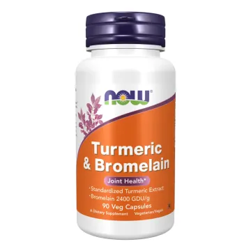 TURMERIC EXTRACT + BROMELAIN 300mg/150mg - 90 veg caps