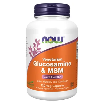 GLUCOSAMINE + MSM 500mg/500mg - 120 veg caps
