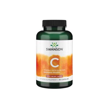 WITAMINA C + DZIKA RÓŻA 1000 mg KAPSUŁKI WITAMINA C + DZIKA RÓŻA 1000 mg KAPSUŁKI