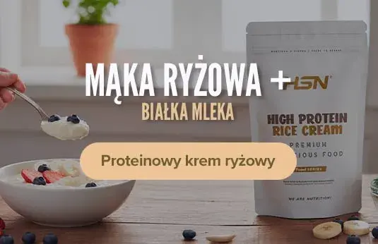 Crema de arroz proteica