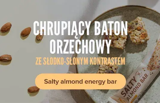 Salty almond energy bar