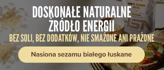 Nasiona sezamu białego łuskane