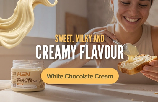 Crema Proteica de Chocolate Blanco