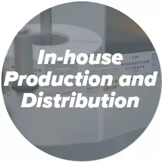 own manufacture and distribution own manufacture and distribution