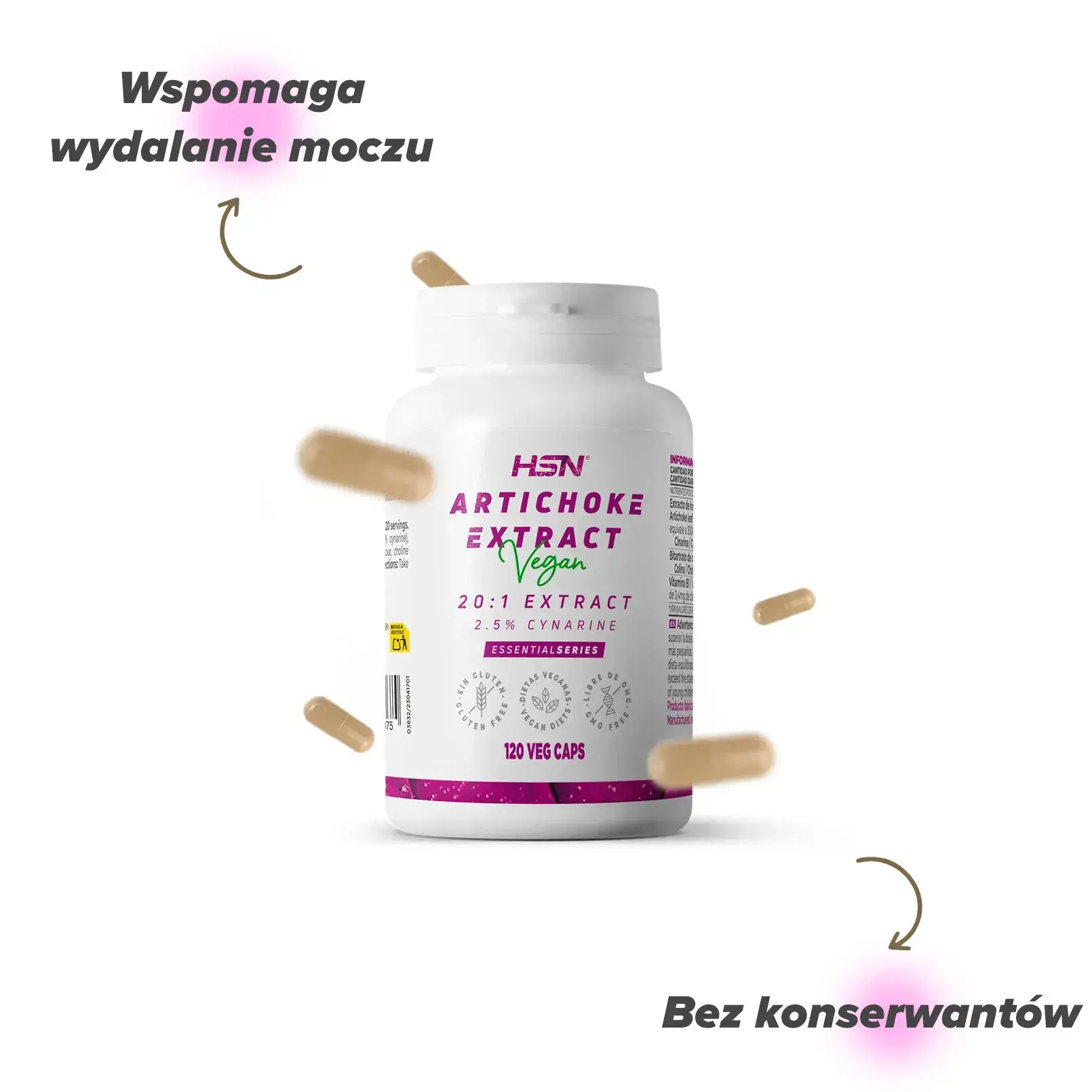 Skoncentrowany ekstrakt z liści karczocha