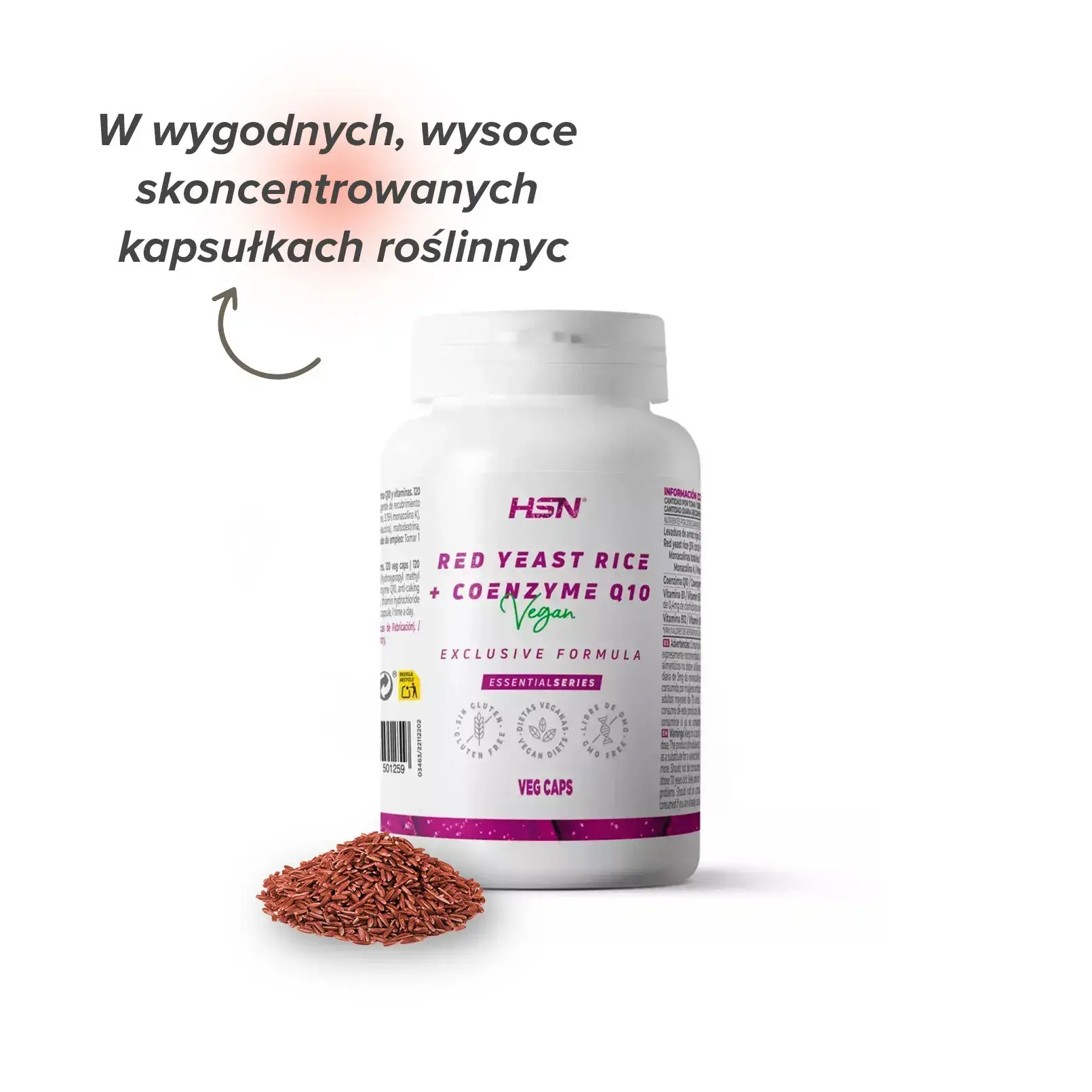 Czerwony ryż fermentowany z koenzymem Q10 Czerwony ryż fermentowany z koenzymem Q10