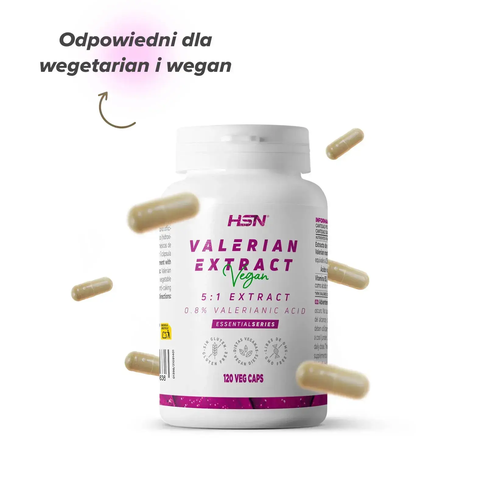 Ekstrakt z korzenia waleriany z witaminą B3 Ekstrakt z korzenia waleriany z witaminą B3