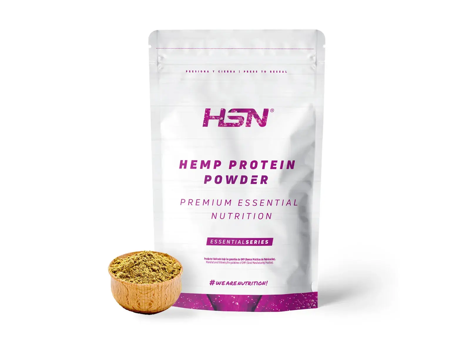 Hemp protein powder