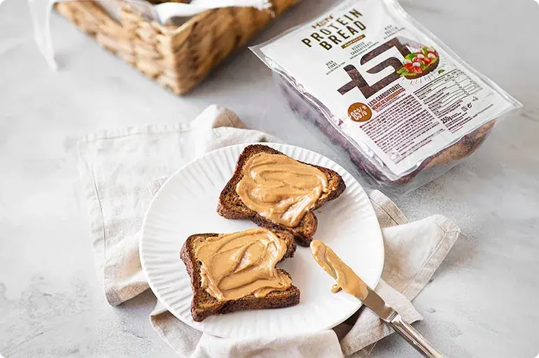 Chleby proteinowe bogate w błonnik